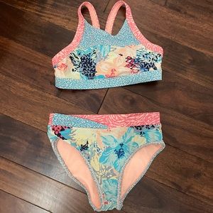 Athleta Bora Bora bikini girls M 8/10